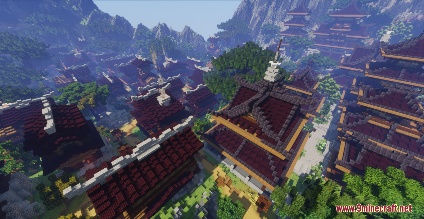Valley of Temples Map 1.17.1 for Minecraft