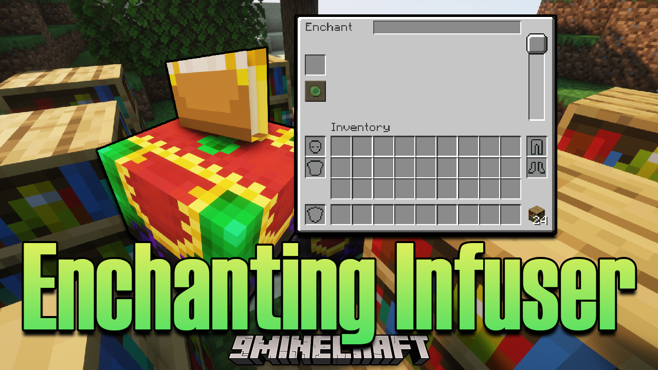 Enchanting Infuser Mod 1 18 1 1 17 1 New Blocks For Enchanting Tools 9minecraft Net