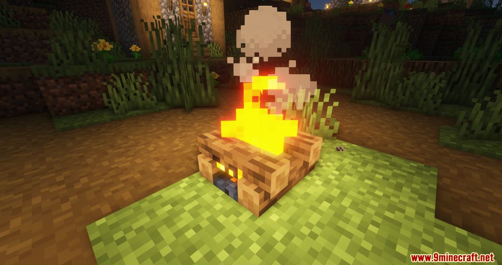 Fire Rekindled Resource Pack 1 18, How To Make A Fire Pit In Minecraft