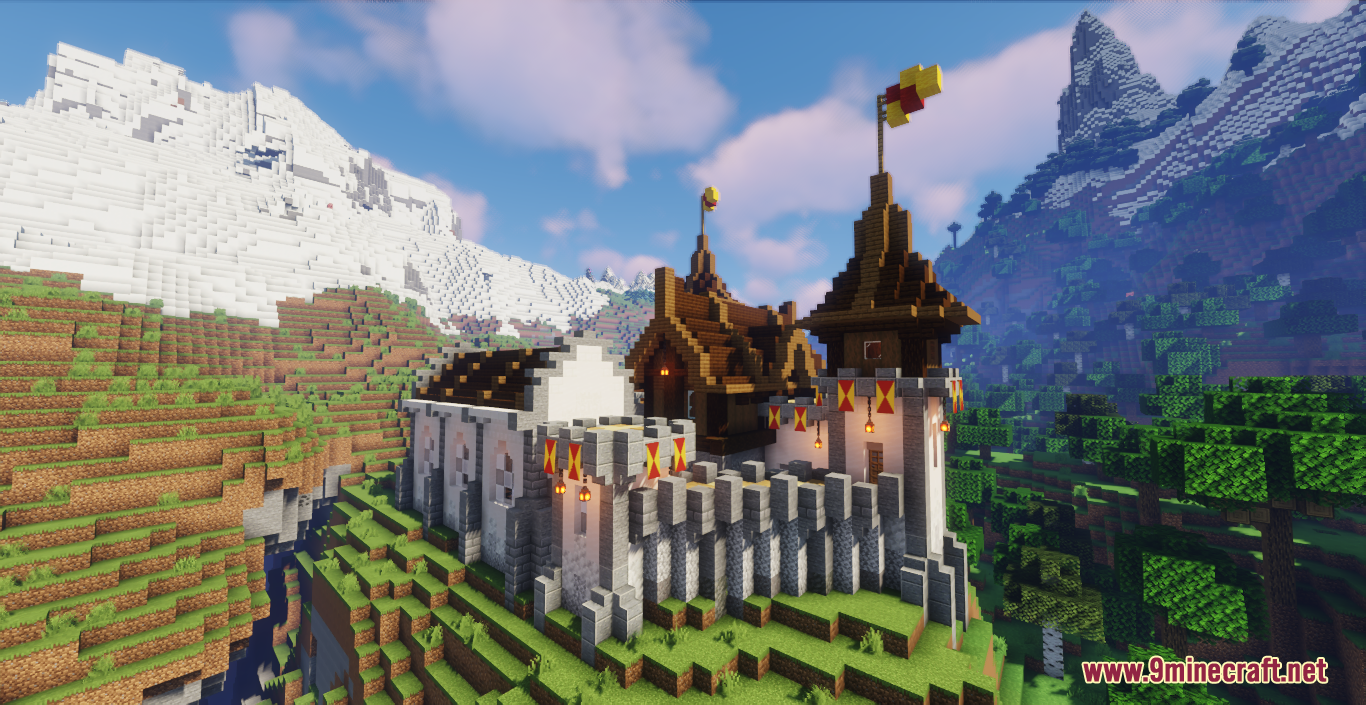 Mini Castle For Survival Map 1 18 1 For Minecraft 9minecraft Net