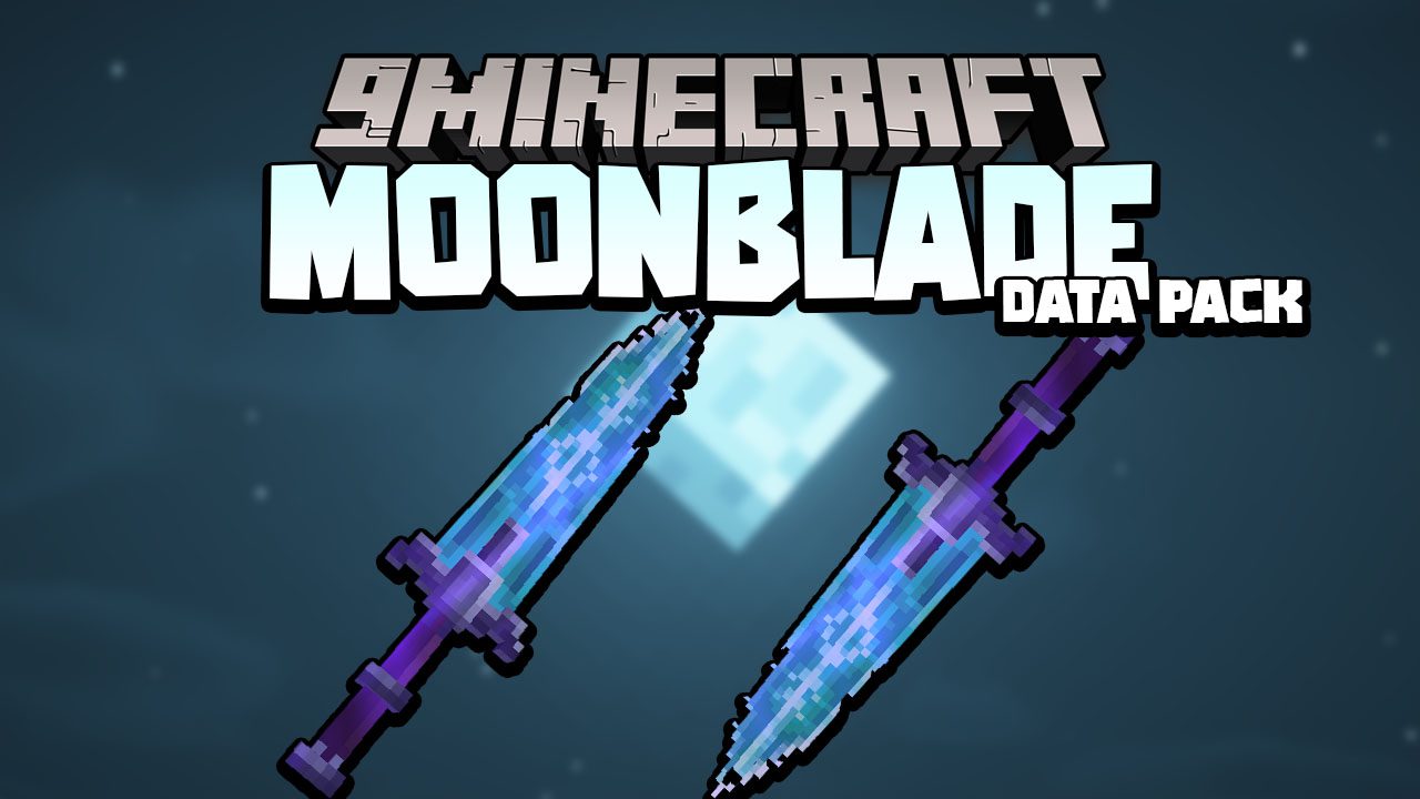Minecraft Custom Sword Datapack】Magic Living Sword 4.0-Moonblade Minecraft  Data Pack