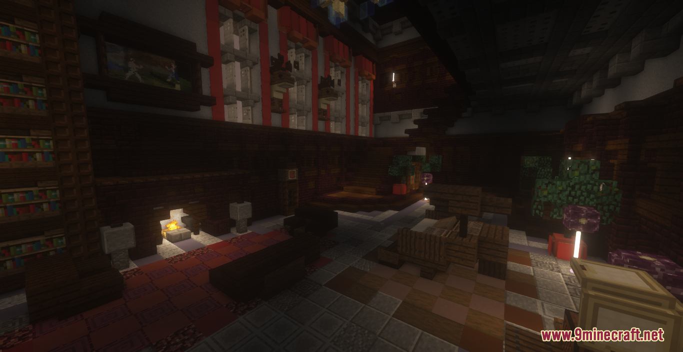 Batcave And Wayne Manor Map 1 18 1 For Minecraft 9minecraft Net