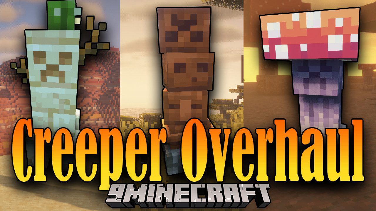 Creeper Overhaul Mod for Minecraft [1.19.2][1.18.1]