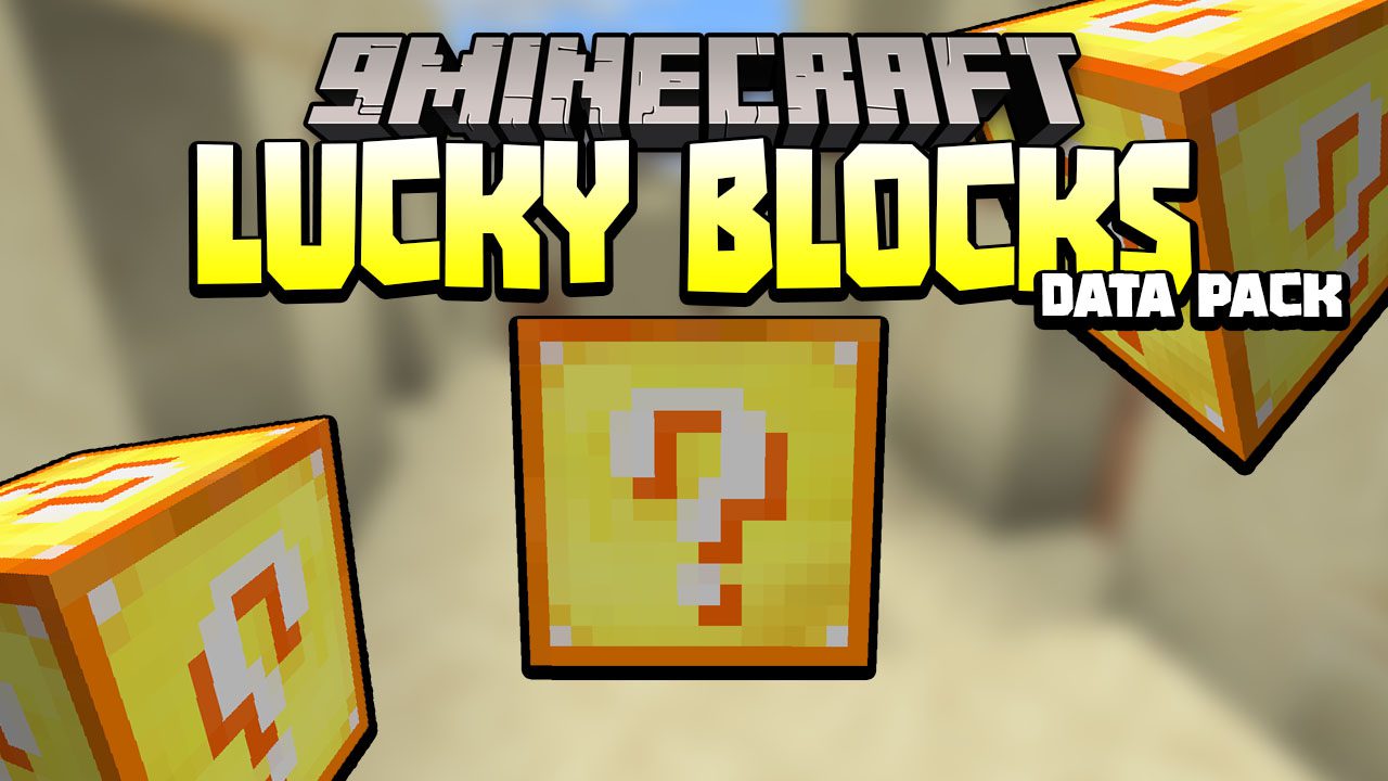 r Lucky Blocks in Minecraft Minecraft Data Pack