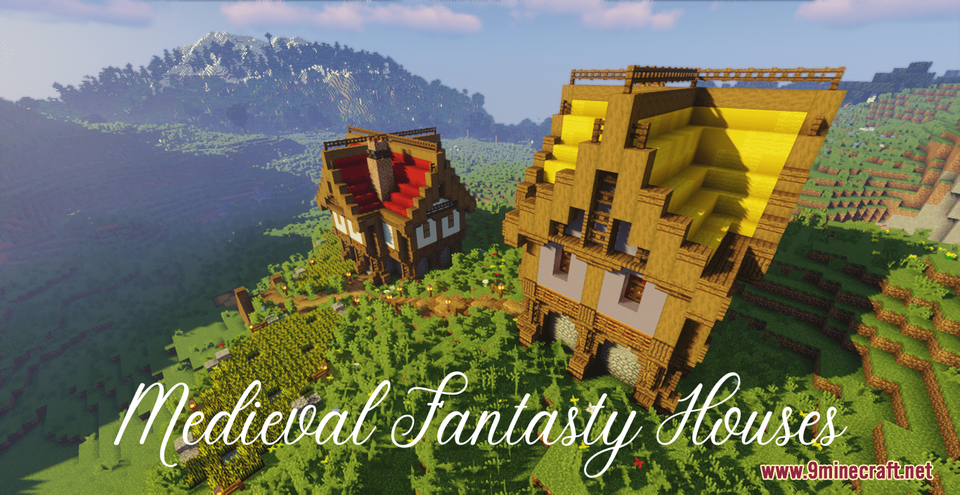 Casa Medieval Fantastico Minecraft Map