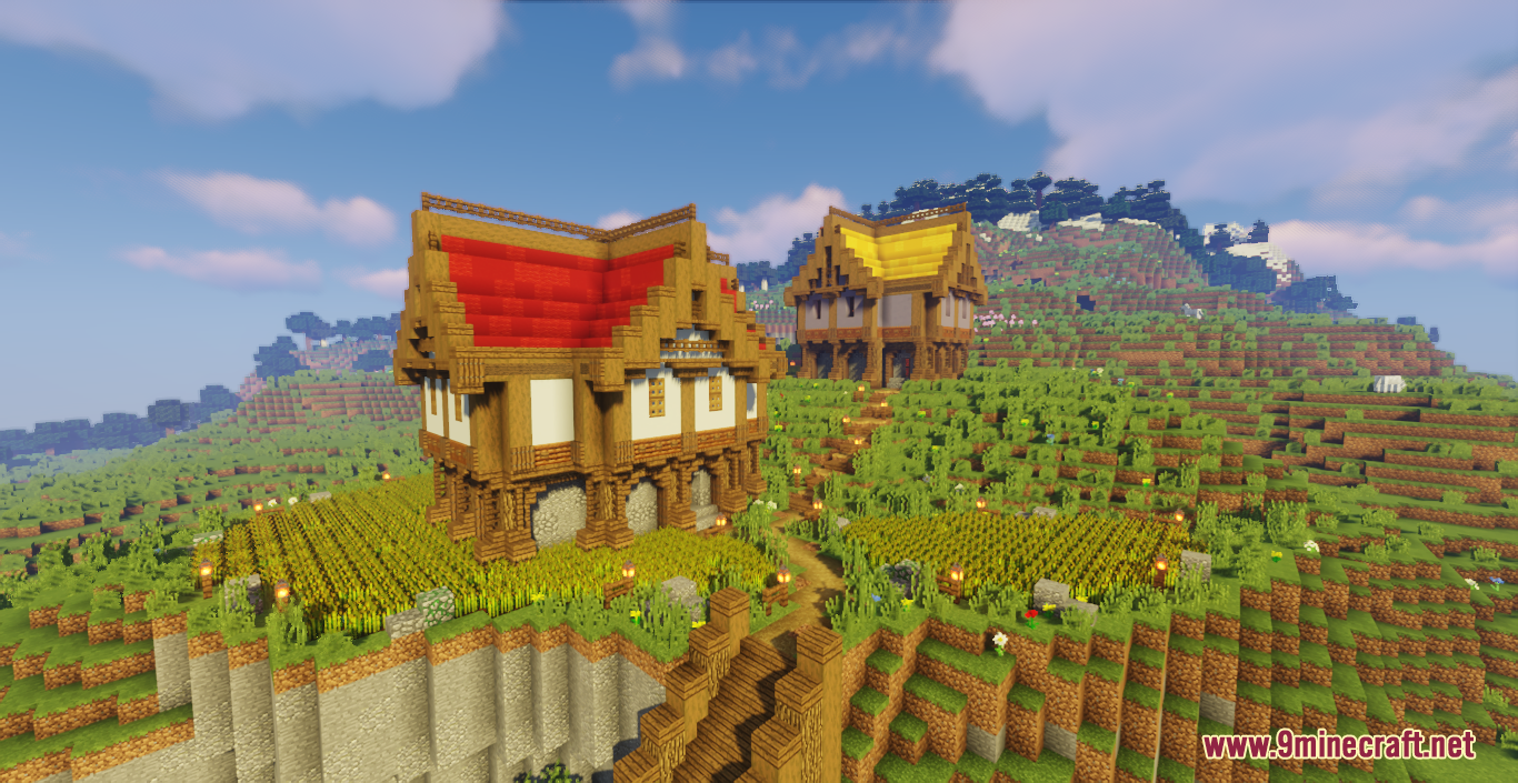 Minecraft, fantasy medieval house