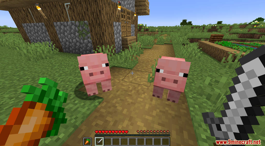 Minecraft But Pig Drop OP Items Data Pack (1.19.3, 1.18.2) - 9Minecraft.Net