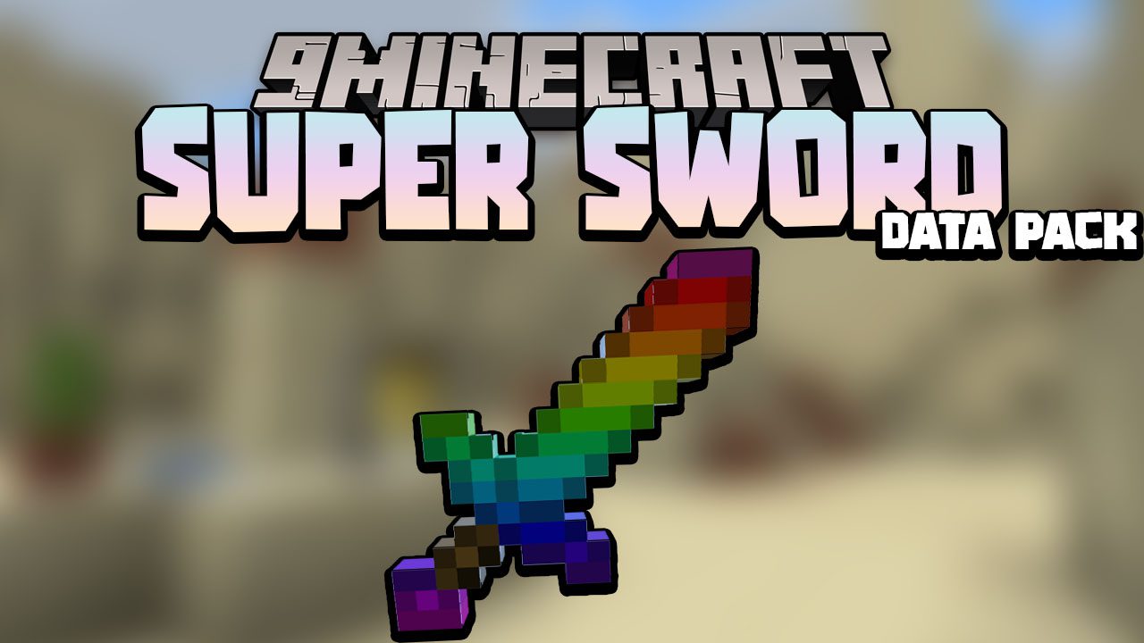 Crafting a ULTIMATE RAINBOW SWORD in Minecraft PE 