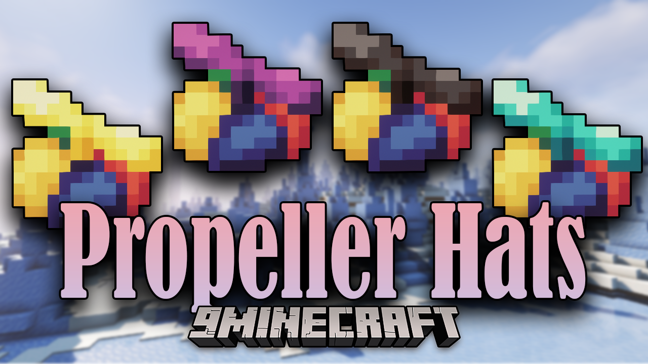 Propeller Hats Mod 1.18.1, 1.17.1 (Flying Devices)
