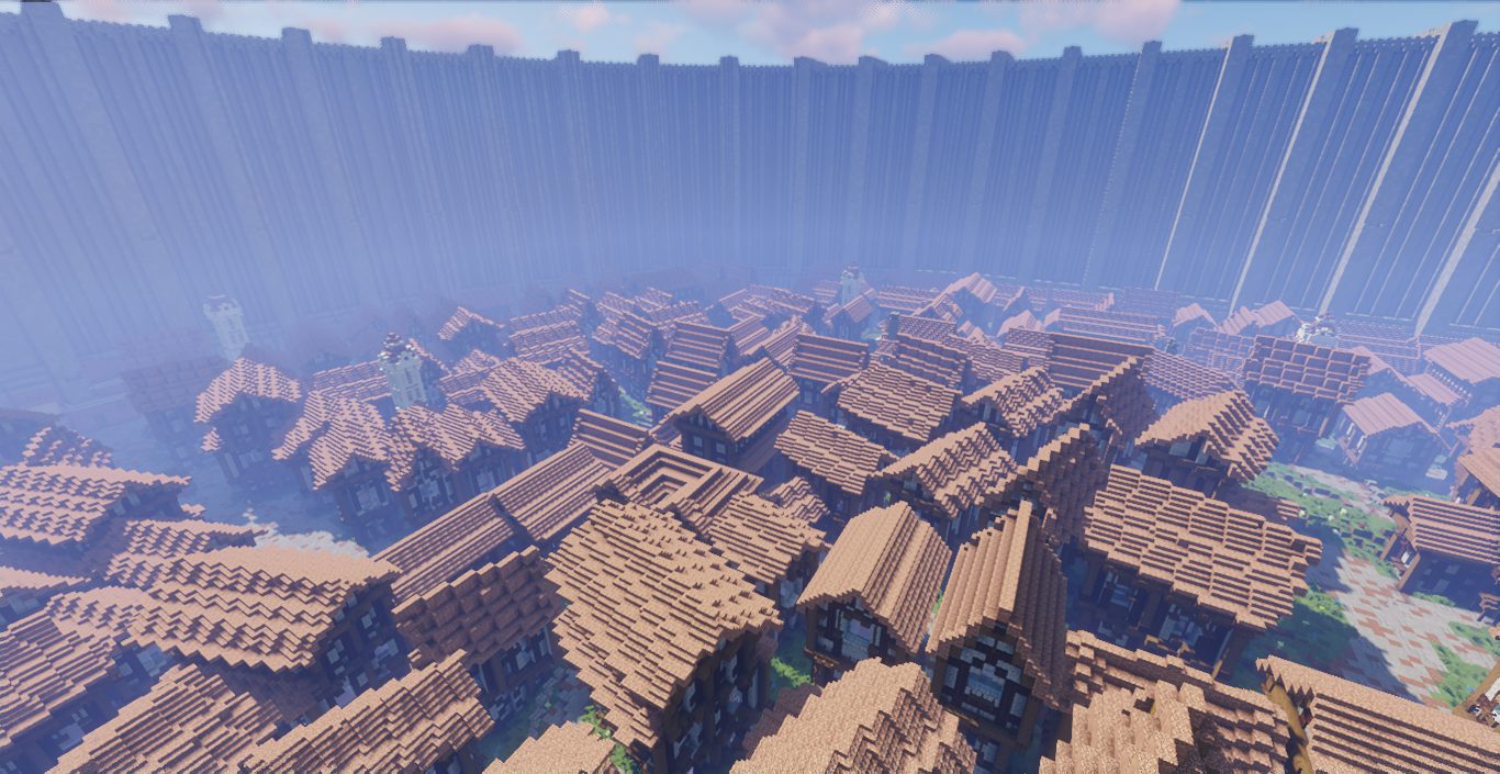 Attack on Titan: Shiganshina Map (1.20.1, 1.19.4) - Recreation of