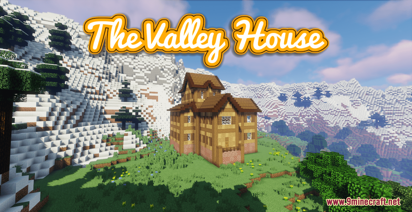 The Valley House Map (1.20.1, 1.19.4) - Large and Cozy Wooden ...