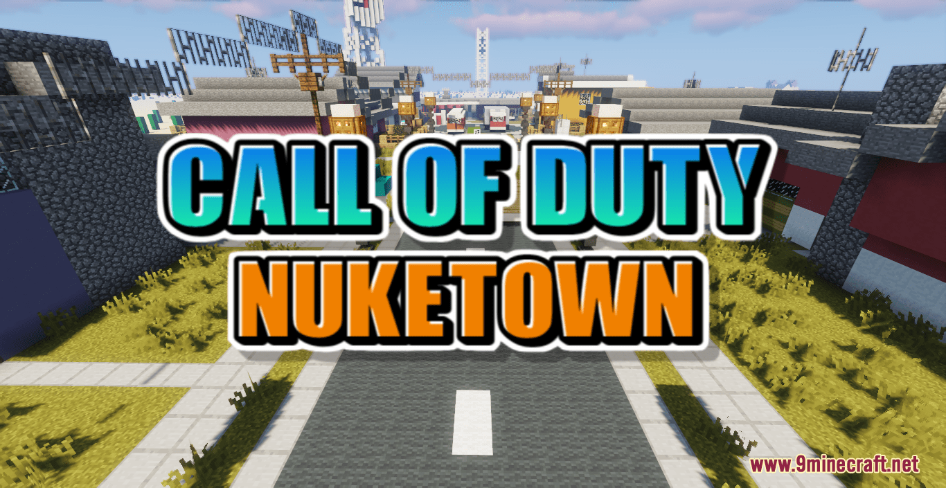 BO] built the original nuketown in minecraft (download in comments) :  r/CallOfDuty