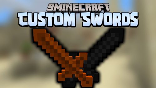 18 Custom Swords Minecraft Data Pack