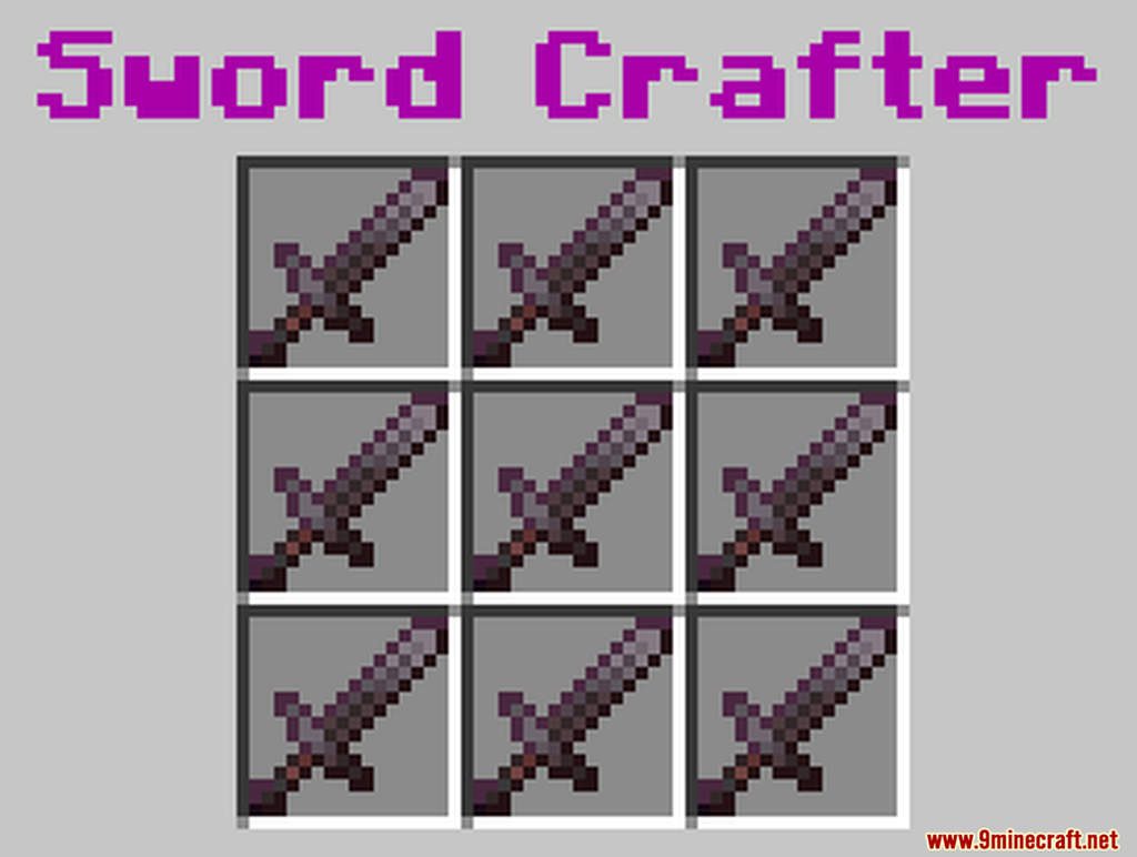 Sword x9 Minecraft Data Pack