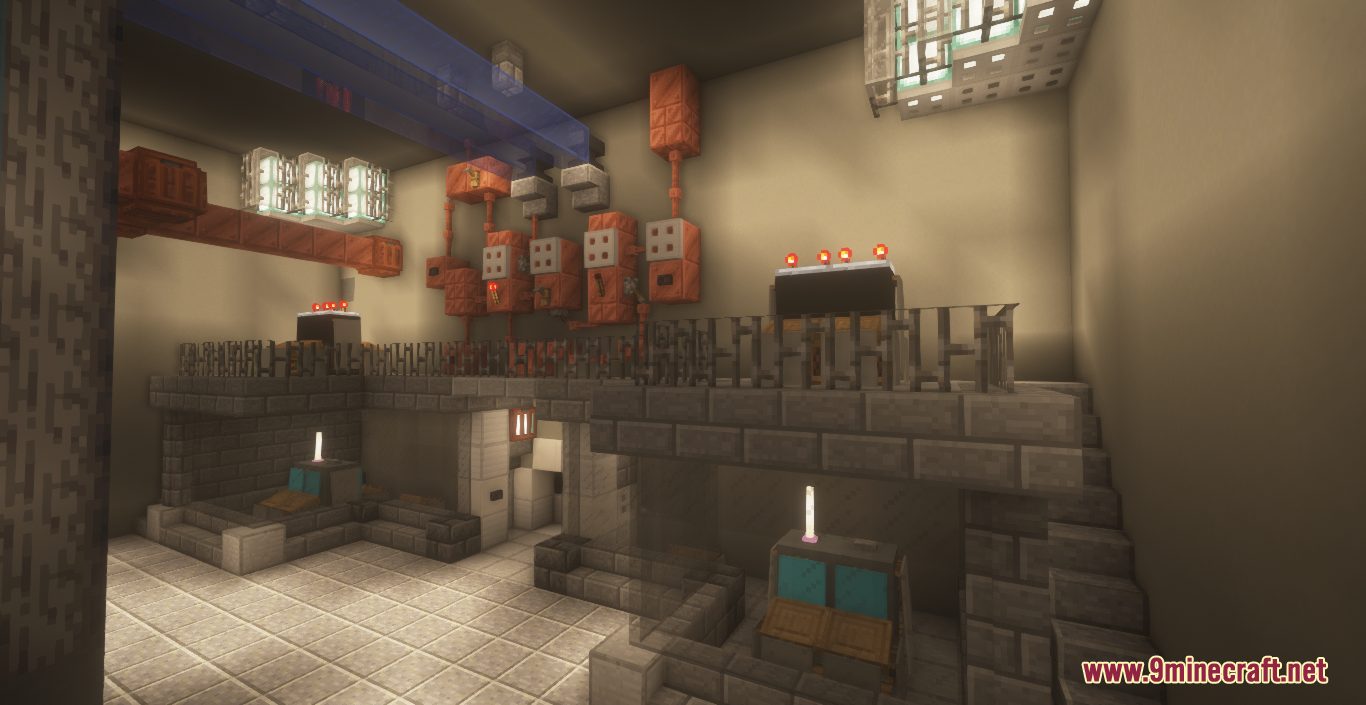 Underground Bunker [+150 rooms] Minecraft Map