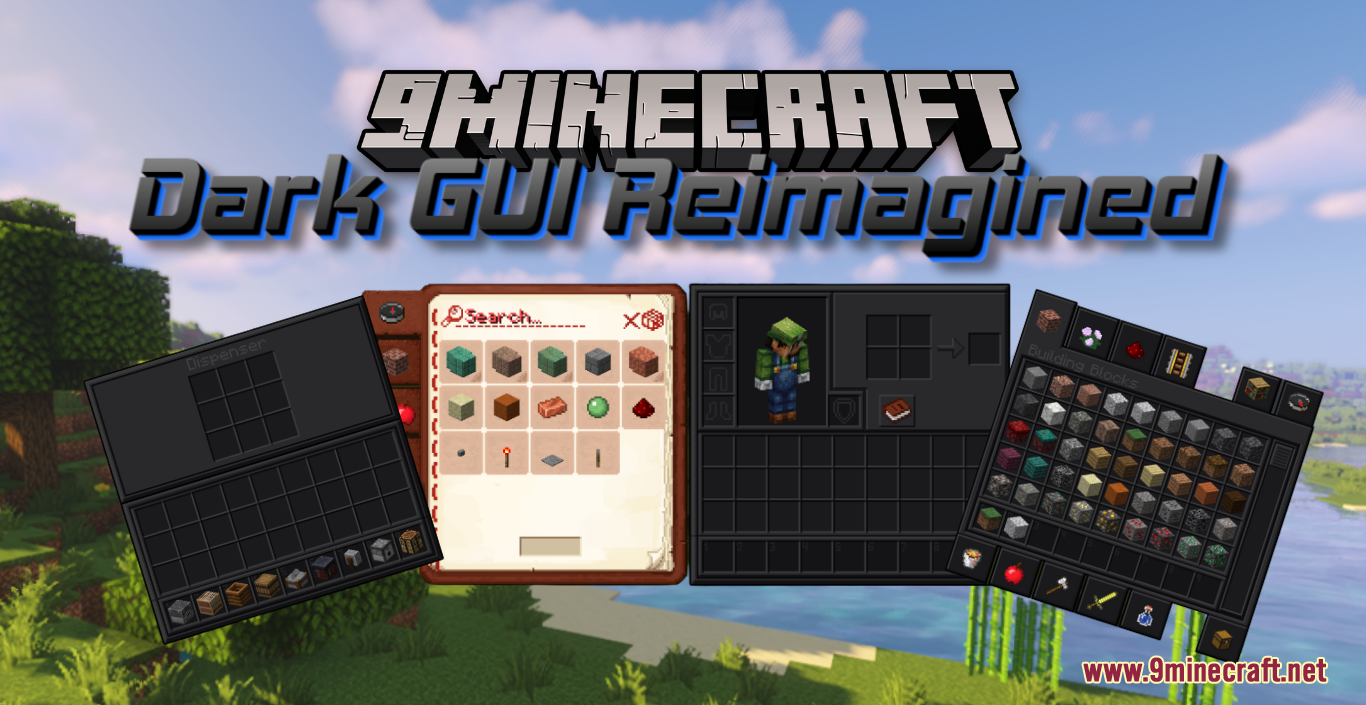 Dark Gui Reimagined Resource Pack 1 19 1 1 18 2 Texture Pack 9minecraft Net