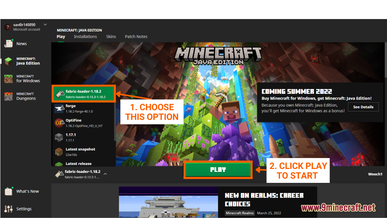 Install Fabric - Minecraft Launcher (Windows) [Fabric Wiki]