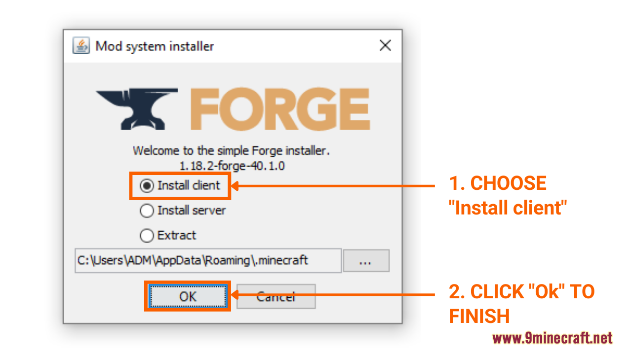 Minecraft Forge 1 19 1 1 18 2 Modding Api And Library 9minecraft Net