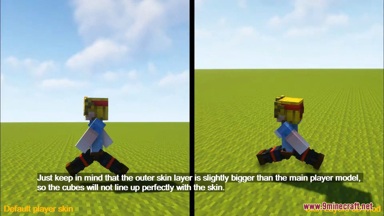 3D Skin Layers - Minecraft Mod