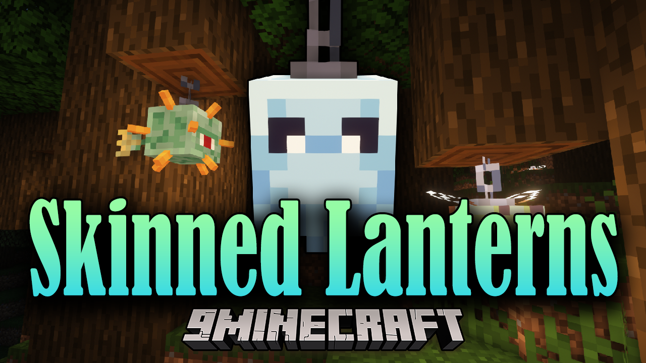Skinned Lanterns Mod (1.19.1, 1.18.2) – Unique and Customized Lanterns