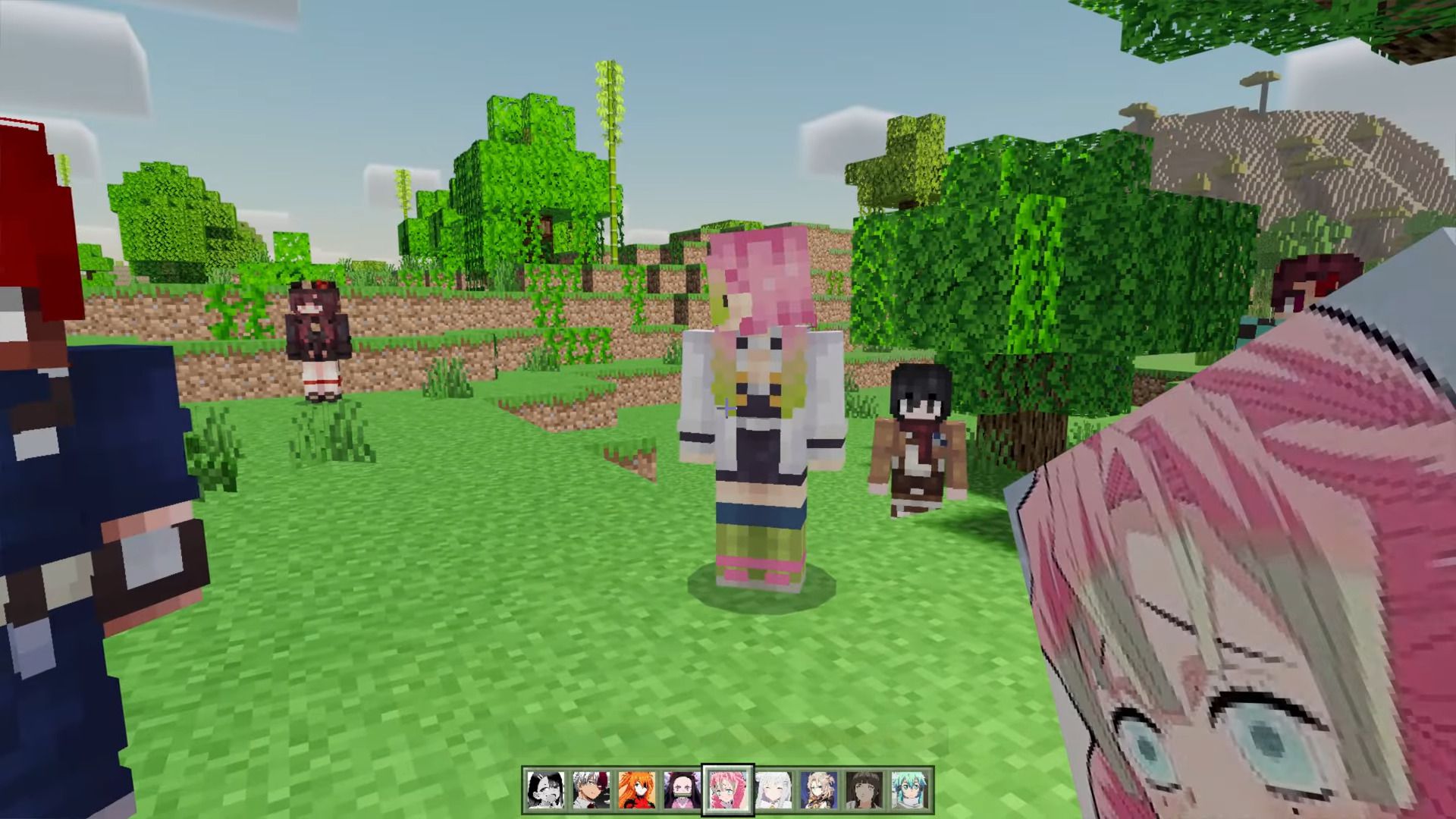 Anime Characters Addon (1.20, 1.19) - Waifus & Husbands Mod MCPE/Bedrock 