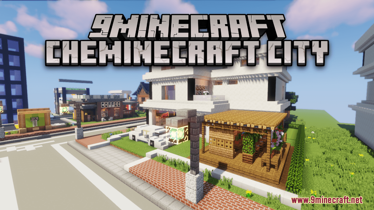 Cheminecraft City Map (1.19.3, 1.18.2) - A Minecraft Town - 9Minecraft.Net