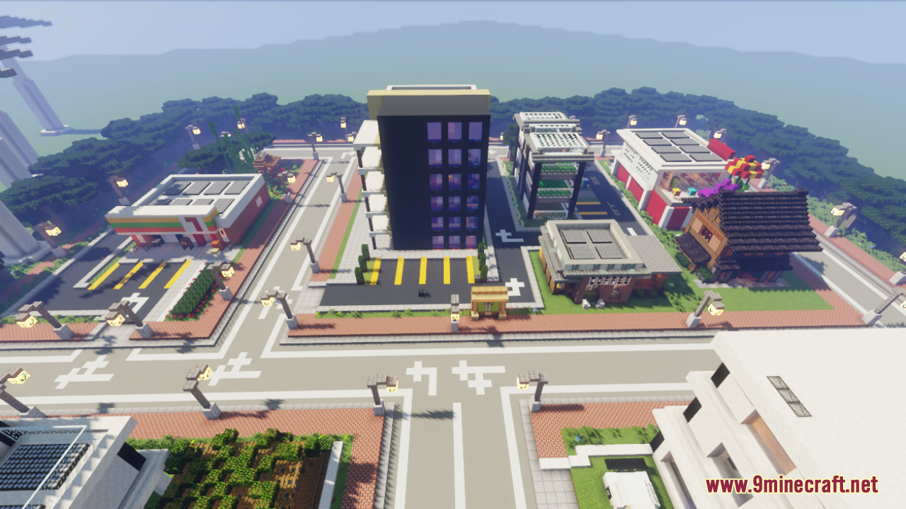 Minecraft small city maps - kdaplans