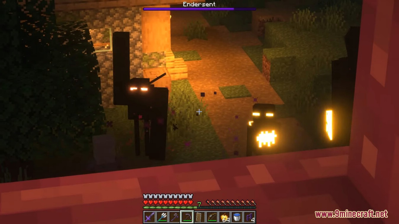 Enderman and Enderlings (Minecraft Dungeons) by 1i2l3l4a5g6e7r on