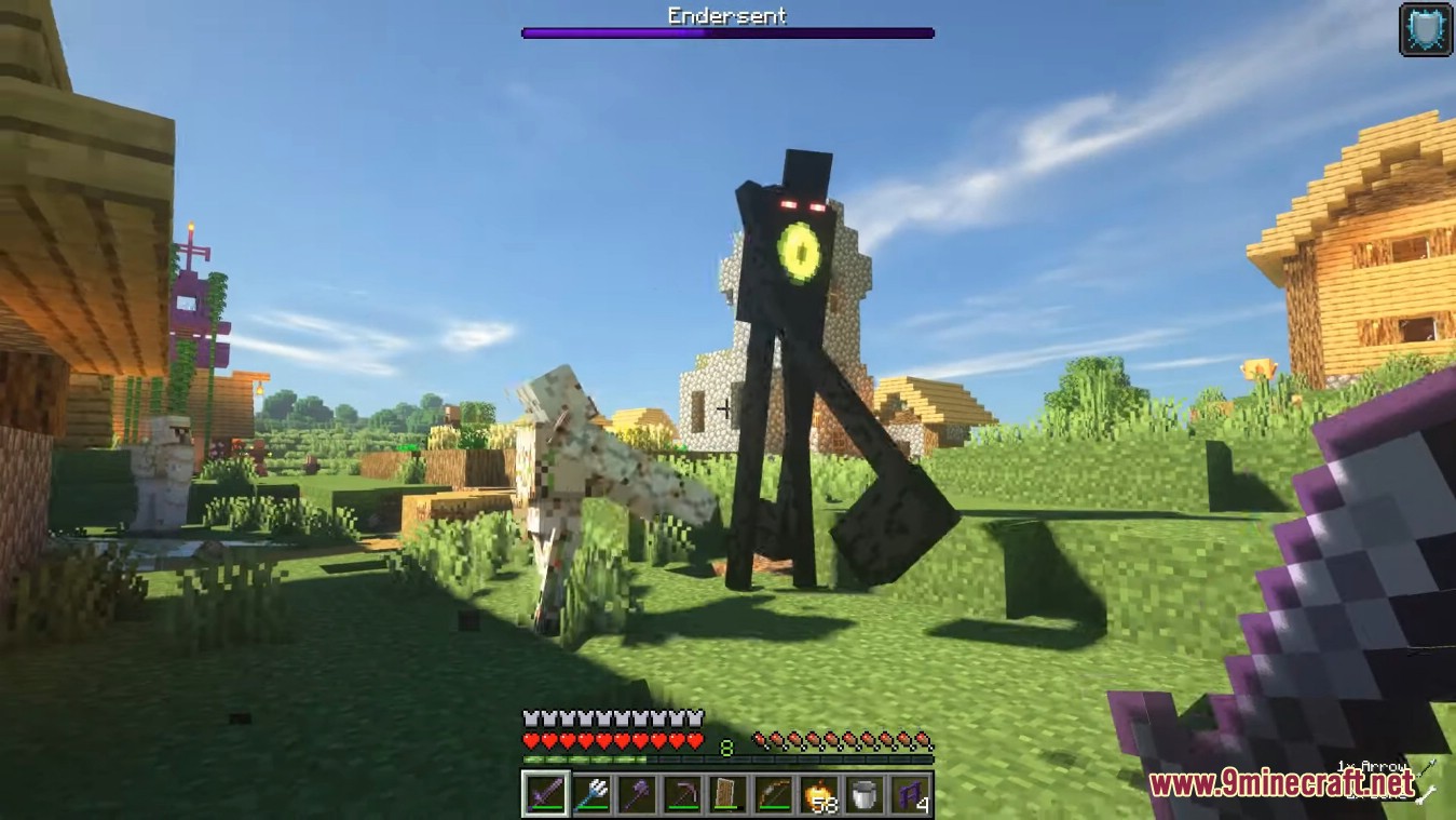 Enderman and Enderlings (Minecraft Dungeons) by 1i2l3l4a5g6e7r on