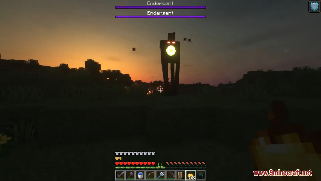 Enderman and Enderlings (Minecraft Dungeons) by 1i2l3l4a5g6e7r on