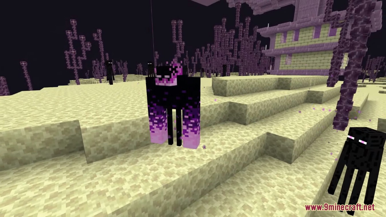 Enderman and Enderlings (Minecraft Dungeons) by 1i2l3l4a5g6e7r on
