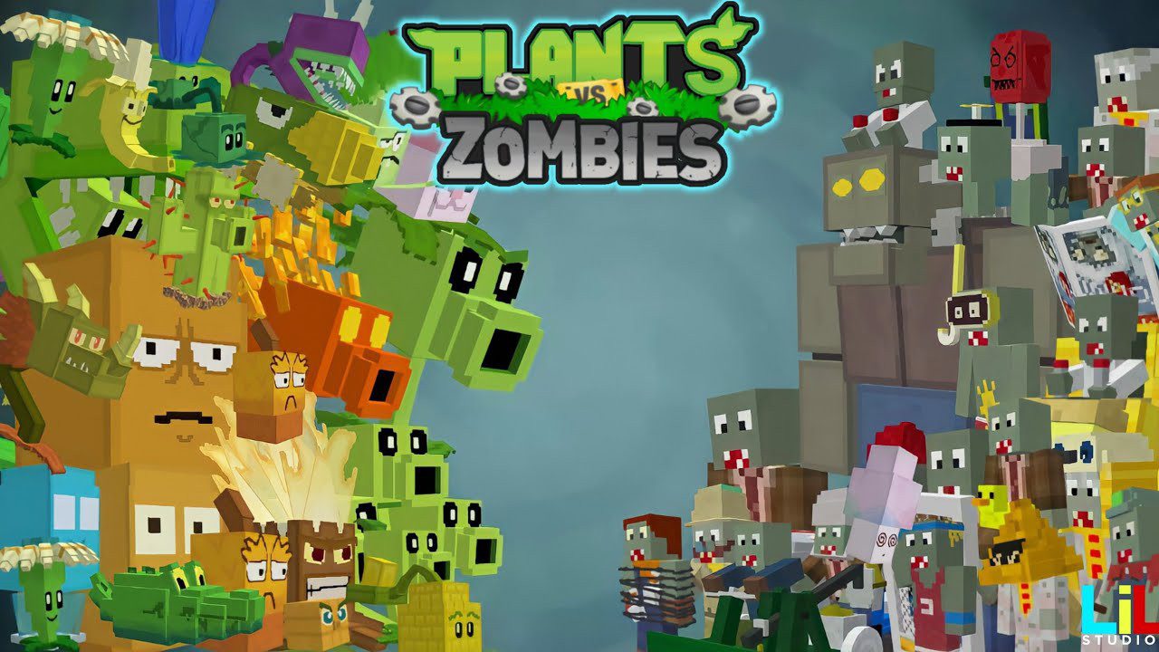 Download Plants vs Zombies in Minecraft android on PC