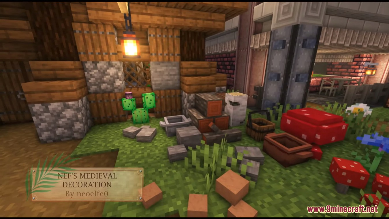 Medieval Decoration Mod (1.17.1, 1.16.5) – Medieval Themed Furniture