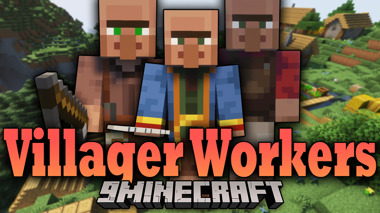 Villager Workers Mod (1.18.2, 1.16.5) More Villagers’ Professions