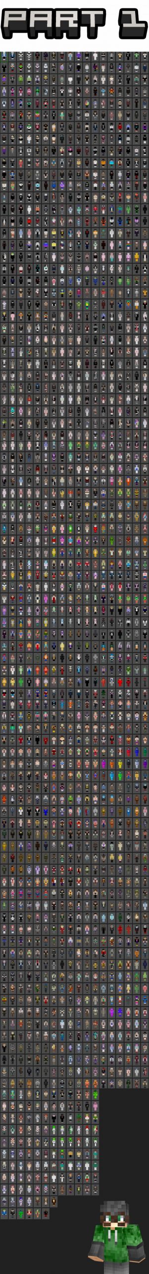 Casual Skin Pack (1.19, 1.18) - Anime, Games, Horror, Rappers Skin