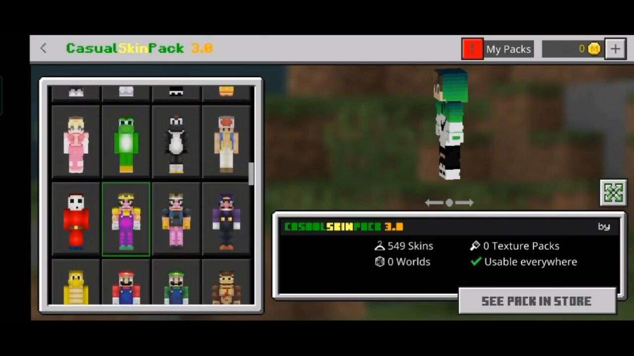 Casual Skin Pack - Minecraft Skin Pack