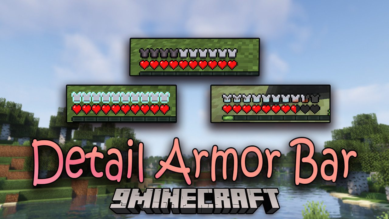 Made a texture pack that makes the armor bars diamond! : r/Minecraft