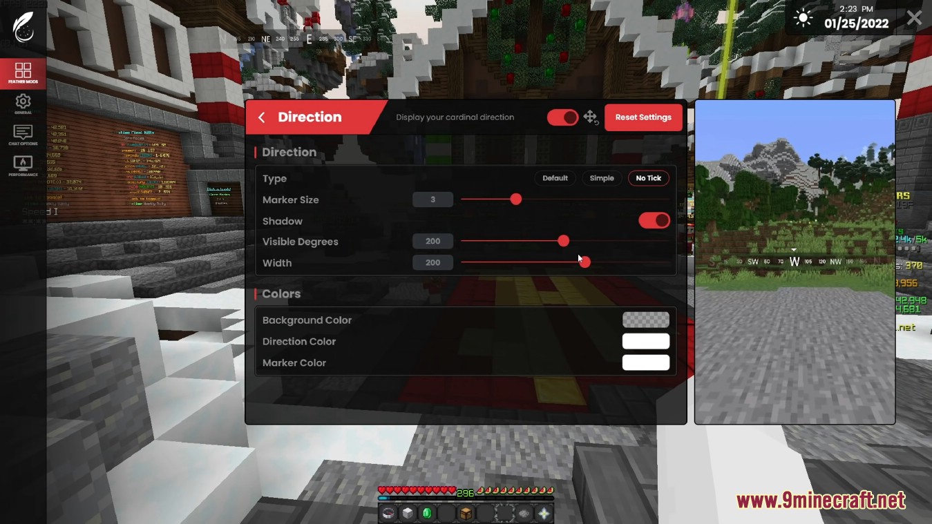 Asteroid Client (1.20, 1.19) - Mod Menu, Direction HUD, FPS Improvement
