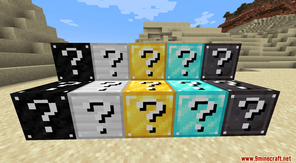 Lucky Blocks Vanilla Data Pack 1.19.2, 1.19.1