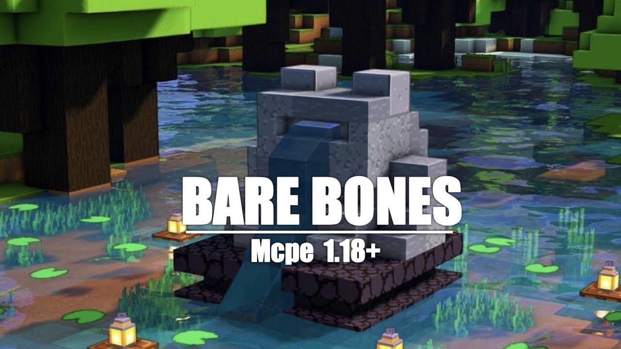 Bare Bones Texture Pack (1.19, 1.18) for MCPE/Bedrock Edition 