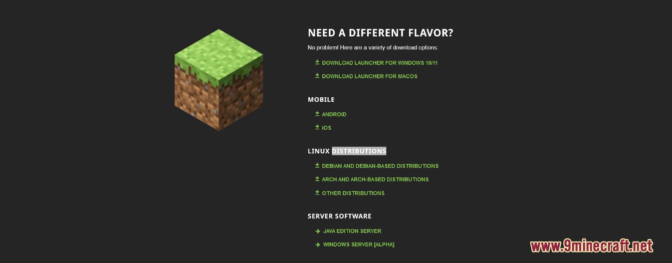 All Minecraft Editions to download and their differences