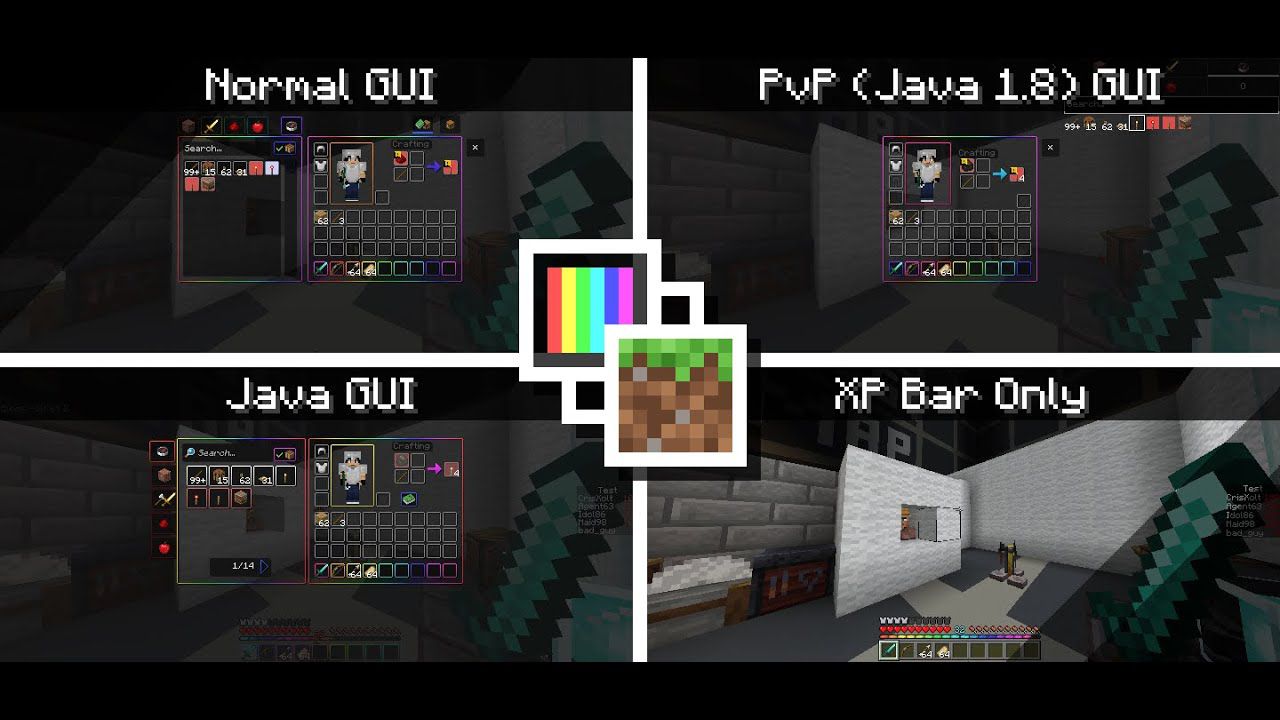 VDX: Java/Legacy Desktop UI Resource Pack for MC Bedrock Minecraft Texture  Pack