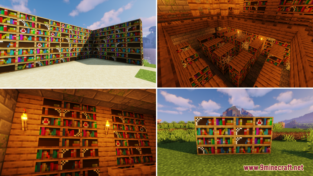 Chiseled Bookshelves Add Enchantment Power [PurpurPack] - Minecraft Data  Pack