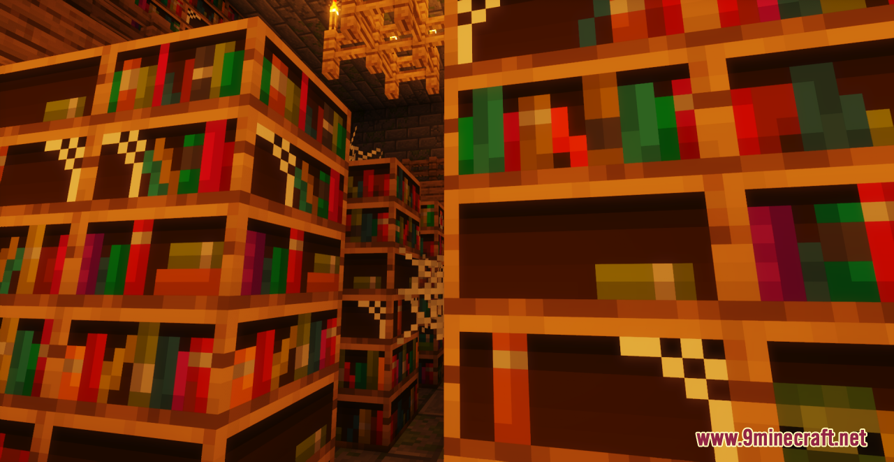 XXVI's Colored Chiseled Bookshelves Minecraft Texture Pack