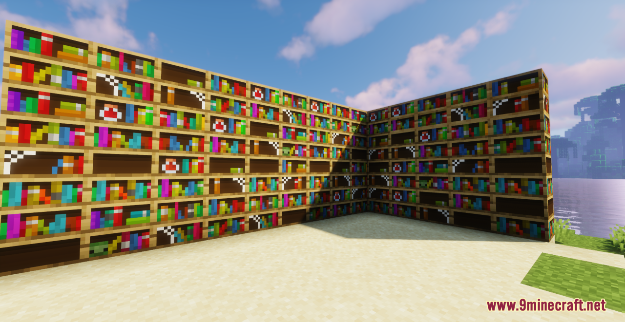 Classic Chiseled Bookshelves Minecraft Texture Pack