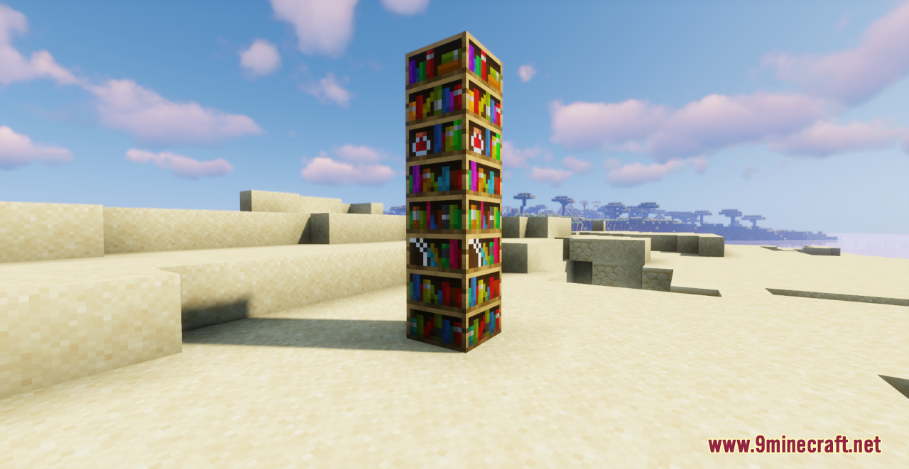 Chiseled Bookshelves Add Enchantment Power [PurpurPack] - Minecraft Data  Pack