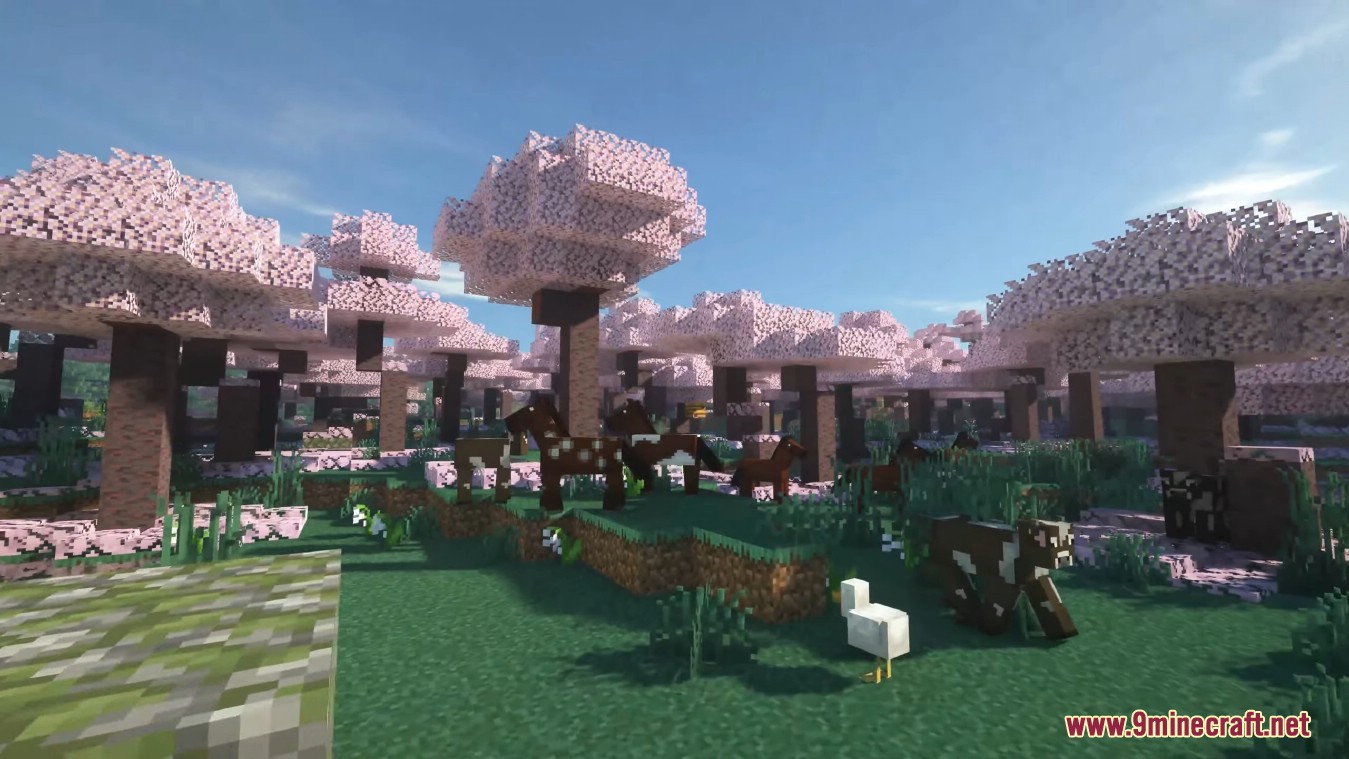 Minecraft 1.20 cherry blossom addon Minecraft Mod