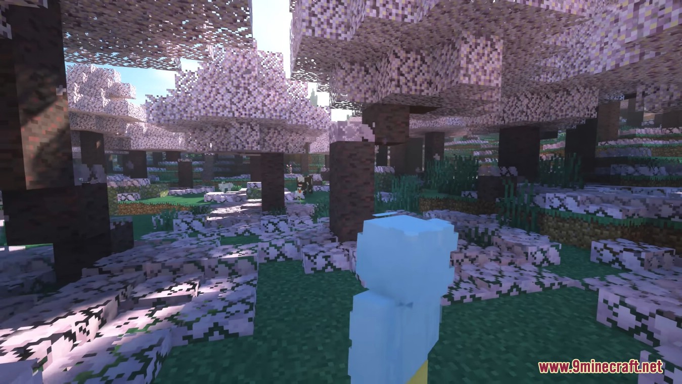 Minecraft 1.20 cherry blossom addon Minecraft Mod