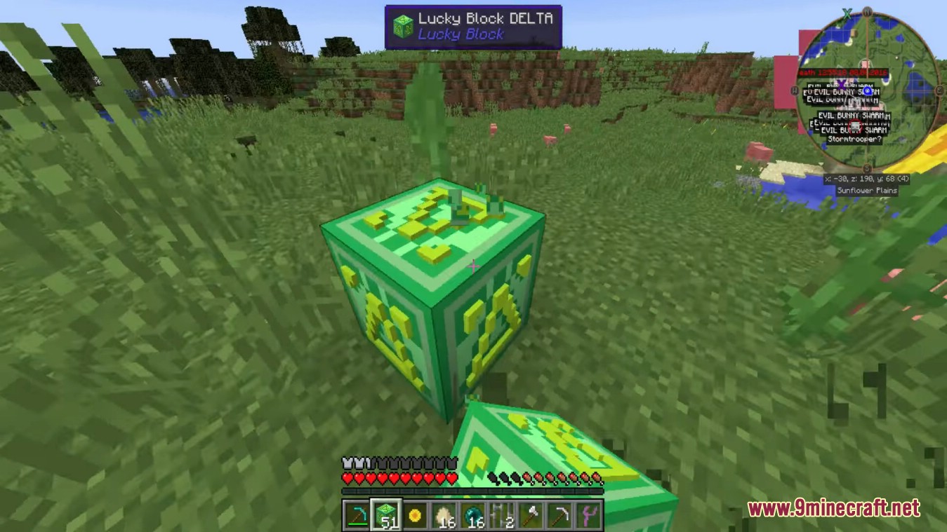 Lucky Block Camo Mod for Minecraft 1.9/1.8.9/1.7.10