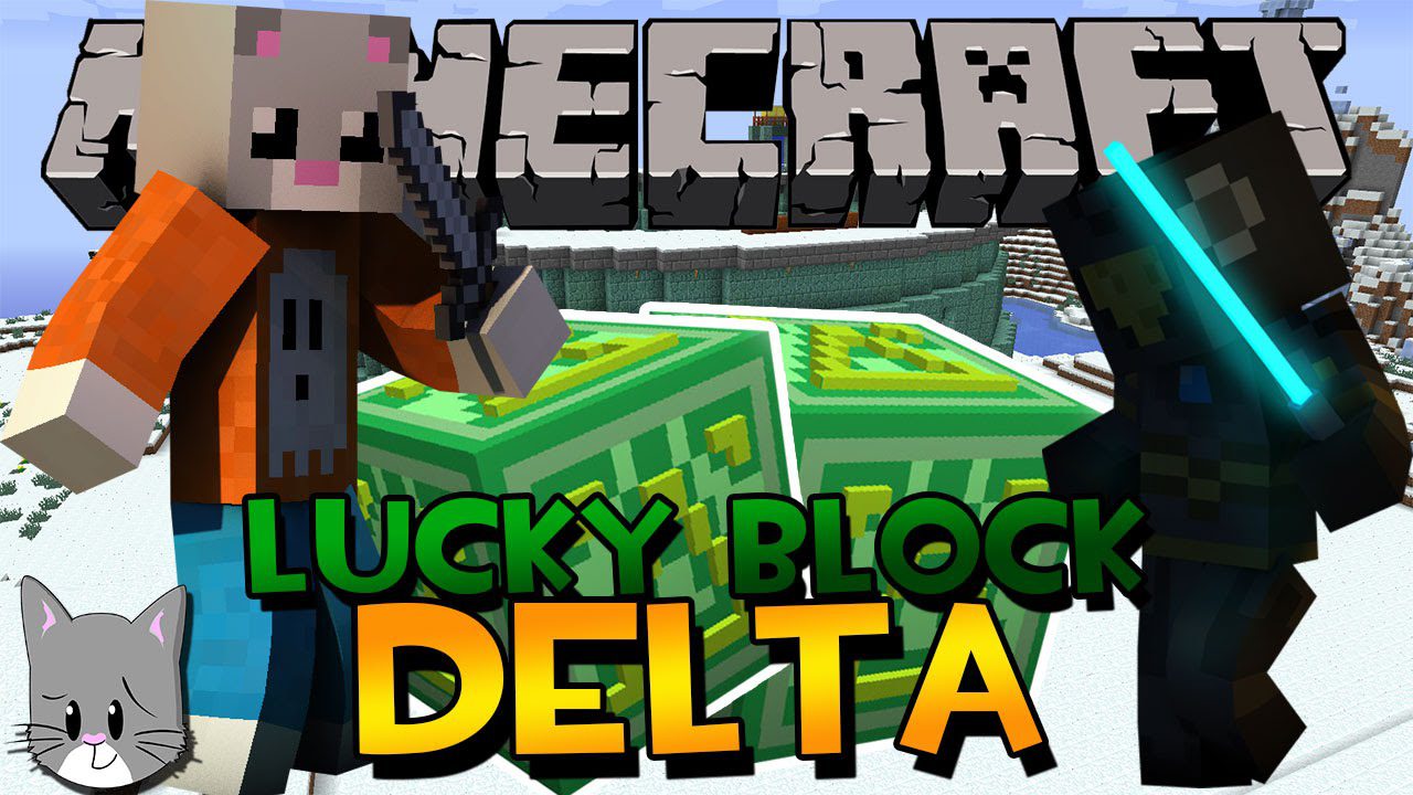 1.8 Lucky Block Emerald v1.9! New Lucky Items! - Minecraft Mods